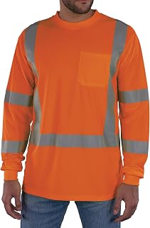 Ergodyne Unisex Adult Glowear 8368 Essential Hi-vis Long Sleeve T-Shirt - Type R, Class 3