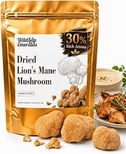 Dried Lion's Mane Mushroom Brain Focus 4.17oz | Artisan brain support & immune health superfood. Natural energy & focus boost. Vegan non-GMO functional fungi for tea.