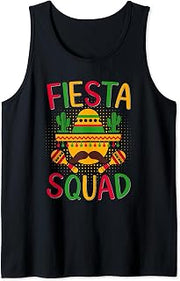 Fiesta Squad Cinco De Mayo Matching Mexican For Women Men Tank Top