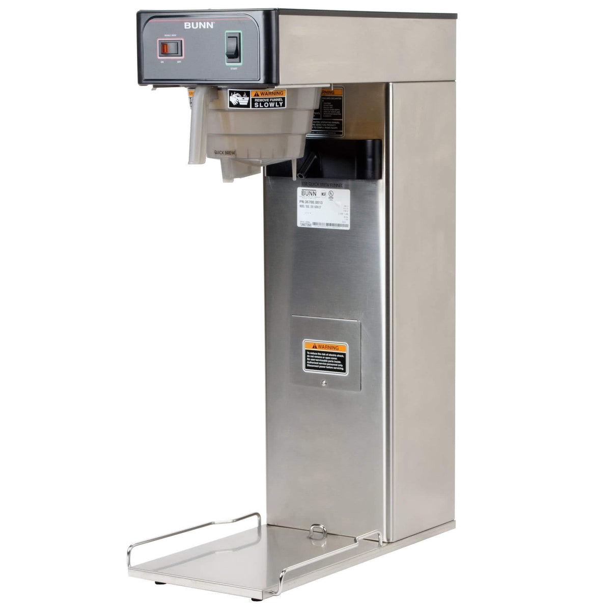 TB3Q 3-Gallon Iced Tea Brewer by Bunn – 3 Gallon, Stainless Steel, Silver, Model 36700.0013