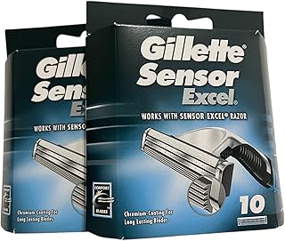 Gillette Sensor Excel Cartridges - 10 ct, Pack of 2