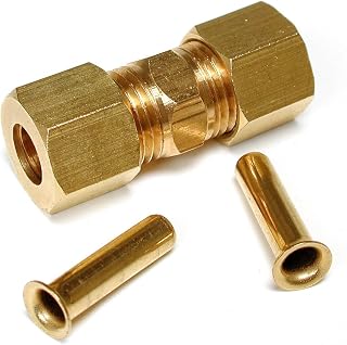 Dial 1/4 in. W Brass Yellow Compression Union