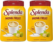 SPLENDA Monk Fruit Zero Calorie Plant Based Granulated Sweetener Jar, 19 oz (Pack of 2)