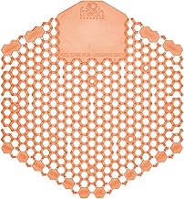 Fresh Products Wave 3D Urinal Screen Deodorizer, Mango, 10 packs | Anti-Splash Shield For Men Bathroom, 30-Day Odor Control With Beneficial Bacteria, Easy Double-Sided Install, Made In USA