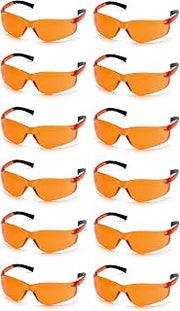 Pyramex Ztek Safety Glasses Orange Lens S2540S (12 Pair Pack)