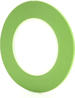 Scotch 3M Performance Masking Tape 233+, 26343, 3 mm x 55 m, 1 Roll, Glass | Use on Moldings; Plastic; Metal; Rubber and Paint
