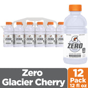 G Zero Thirst Quencher by Gatorade – 12 Fl Oz (Pack of 12), White, Pack of 12