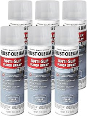 Rust-Oleum Clear Anti-Slip Floor Spray | Slip Resistant Coating, Adds Traction To Concrete & Steps, Fast Dry Formula, Clear Finish, 15 Oz