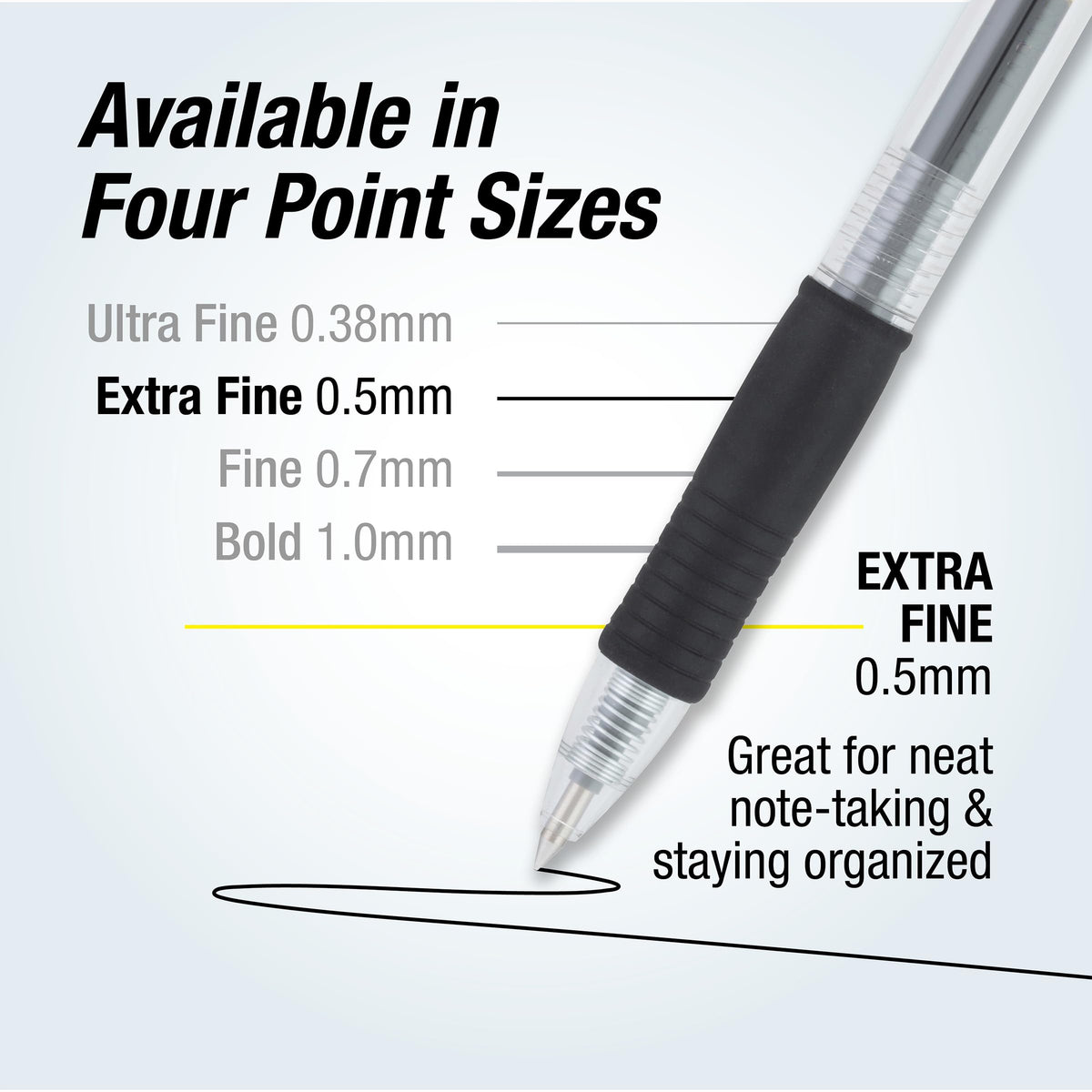 G2 Extra Fine Point Black Gel Ink Pens by PILOT – 12 Count (Pack of 1), Plastic, Black Ink, Model 31002