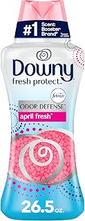 Downy Fresh Protect Laundry Scent Booster Beads for Washer with Febreze Odor Defense, April Fresh, 26.5 oz, Use with Fabric Softener