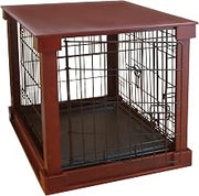 zoovilla Cage with Crate Cover, Mahogany, Medium