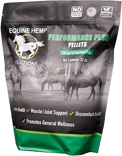 Performance Plus Equine Hemp Supplement 100mg - 32 oz - Official Equine Hemp Product of The PRCA, WPRA, WSTR and RSNC