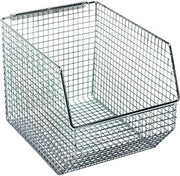QUANTUM STORAGE SYSTEMS B1775850 Wire Mesh Bin - 10.5 x 8 x 7 in. - Chrome