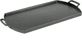 Lodge Blacklock 10" x 20" Cast Iron Double Burner Griddle - Triple Seasoned - For Indoor & Outdoor Cooking - Fits Over Two Burners - Easy Cleanup - Non-Toxic Material