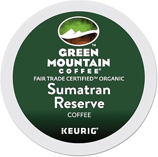 Green Mountain Coffee Roasters Sumatra Reserve single serve K-Cup pods for Keurig brewers, 96 Count