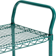 Utility Cart by Nexel – Steel, Green Epoxy, Model 1824N2G