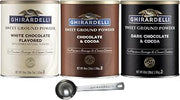 Sweet Ground Powder Variety, 3 Flavors with Ghirardelli Spoon