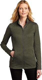 Port Authority Ladies Fleece Jacket L905 M Deep Olive Heather
