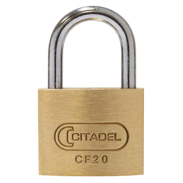 padlock CITADEL CF20 C by ABUS – 20 mm, Alloy Steel Brass, Gold, Model 31993
