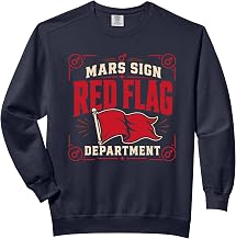Mars Sign Mars Astrology Mars Placement Red Flag Gift Comfort Colors Adult Sweatshirt