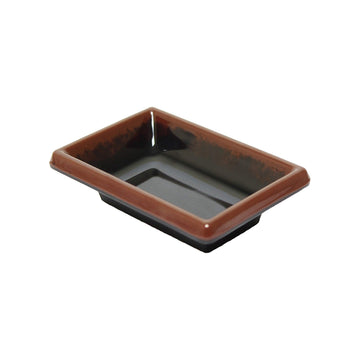 Tenmoku melamine dinnerware collection 2 oz by Thunder Group – 3 3/4" X 2 1/2", Melamine, Black brown, Model 1901TM