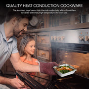 Stock Your Home 2 lb / 50 Pack / Silver Disposable Cookware