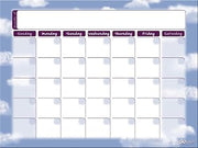Pacon GoWrite Self-Adhesive Dry Erase Monthly, 16.5"x22", White, 3 Calendars Each 10 Pack
