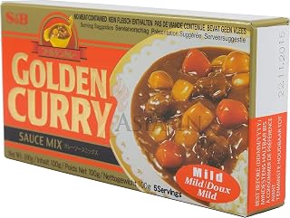 S&B Golden Curry Sauce Mix, Mild, 8.4-Ounce