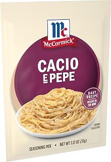 McCormick Cacio e Pepe Seasoning Mix, 1.12 oz (Pack of 12)