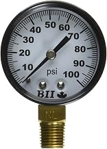 BOSHART INDUSTRIES PG-100NL Pressure Gauge 2" Face 0 to 100 Psi, Lead Free