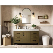 Elegant Kitchen and Bath 54" Single Bathroom Vanity in Chestnut Brown by Elegant Lighting – unspecified, Wood, Chestnut Brown, Model VF60654MCB