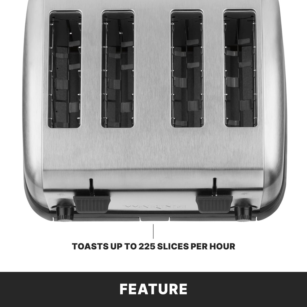 Waring 4-Compartment / Classic / Silver Toasters