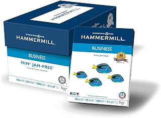 Hammermill Business Copy Paper, 20lb, 92 Bright, 8 1/2" x 11", 10 Ream (2 Pack)