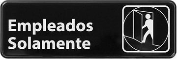 WINCO Information Sign, Black