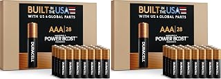 DURACELL Coppertop AAA Alkaline Batteries with Power Boost Ingredients,Long-Lasting Alkaline in Re-closable Pack for Quick Access and Organized Storage,28 Count (Pack of 2)