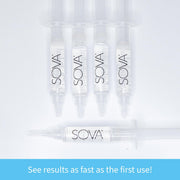 White - Teeth Whitening Replacement Gel - Peroxide for Extreme Whitening - 5 Pack - BPA by SOVA – 0.84 Fl Oz (Pack of 1), Model SOVAGEL5PK