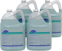 Diversey 5283038 Morning Mist Neutral Disinfectant Cleaner, Neutral pH Multi Surface Cleaner, Liquid Concentrate, Fresh Scent, 1-Gallon (Pack of 4)