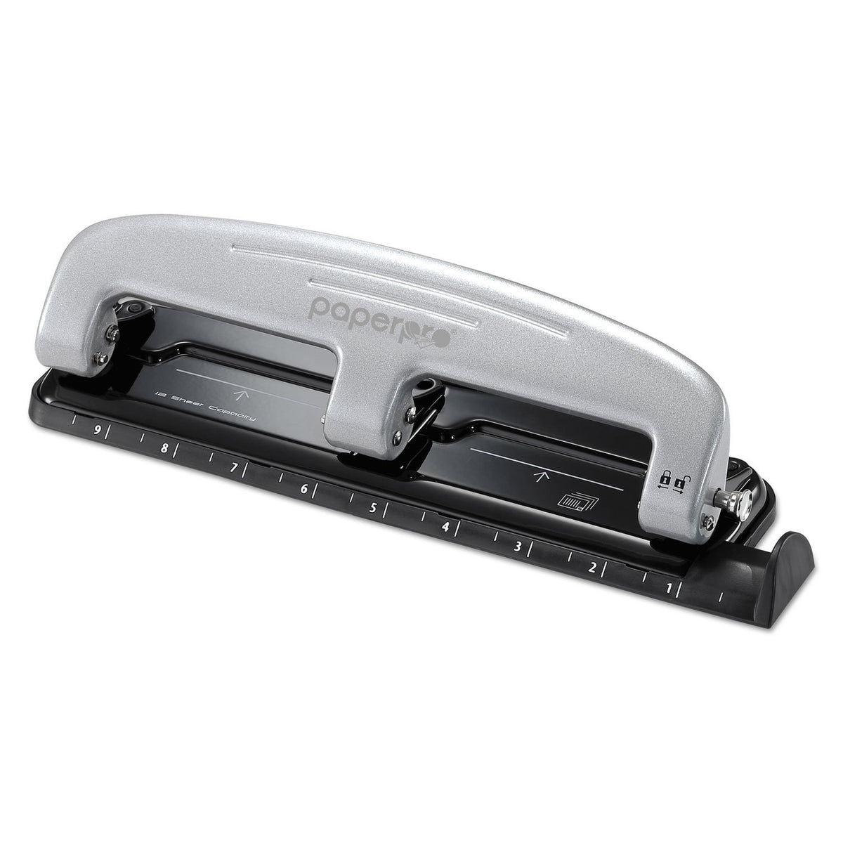 Bostitch 12 Sheet Black / Silver/Black / 1 Punches