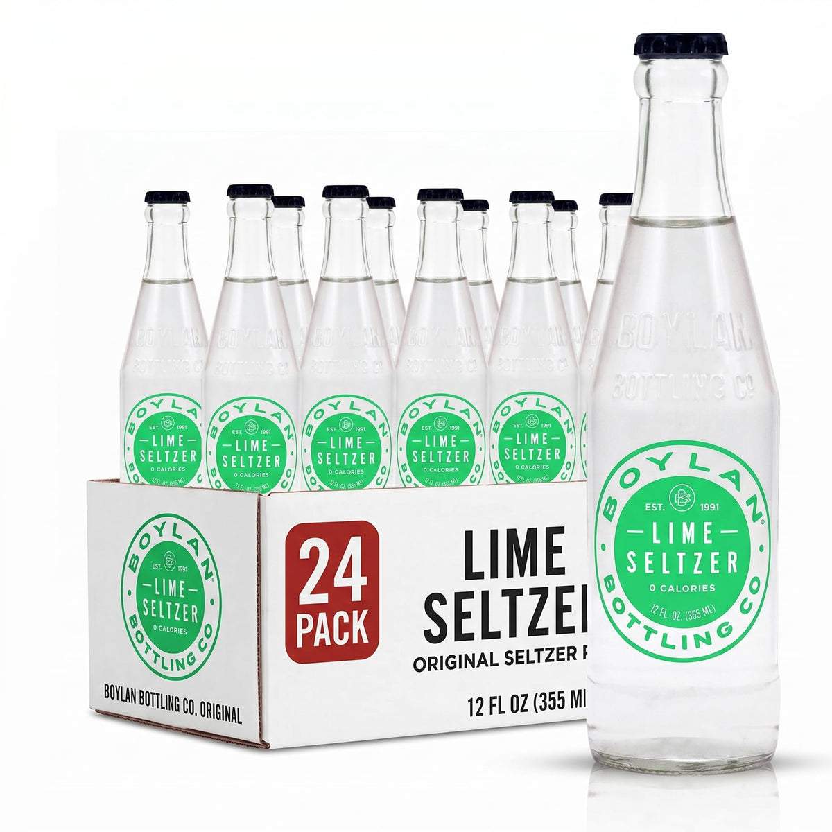 Bottling Seltzer by Boylan – 24/Case, Pack of 24