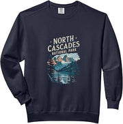 North Cascades National Park Reflection Comfort Colors Adult Sweatshirt