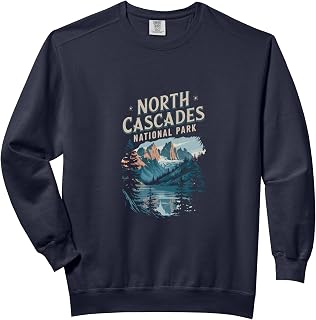 North Cascades National Park Reflection Comfort Colors Adult Sweatshirt