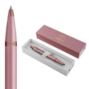 IM Ballpoint Pen | Finishing Touch Collection | Mauve Finish | Medium Point with Blue Ink Refill | Gift Box by Parker – 1 Count (Pack of 1), Mauve, Model 2235416