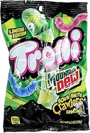 Trolli Mountain Dew Sour Brite Crawlers 6.3 oz. Bag