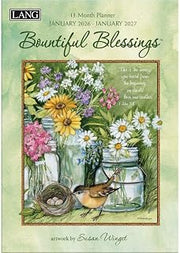 Lang, Bountiful Blessings 2026 Planner, 8.5'' X 12'', 12-Month Calendar with Case Binding