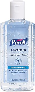 Purell Hand Sanitizer Gel Bottle, 4ct x 4 fl oz- 9651-24