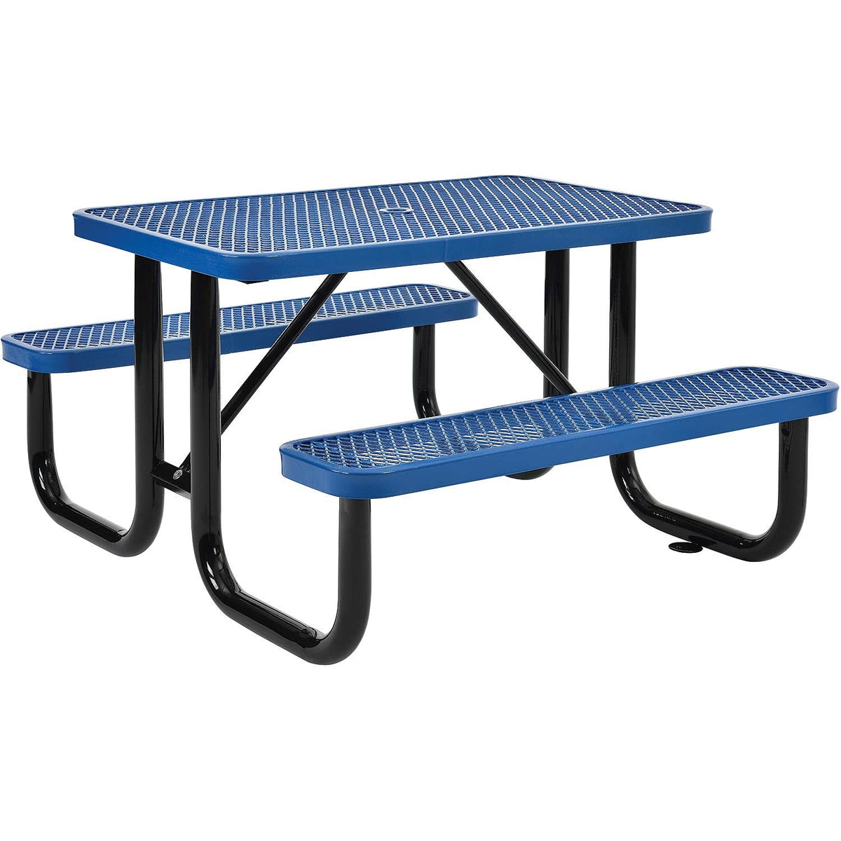 Global Industrial Blue / 48" L x 62" W x 29.5" H / Industrial Picnic Tables