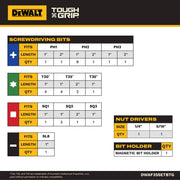 Screwdriver Bit Set by DEWALT – Black, Yellow, Model DWAF35SETBTG