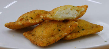 Breaded 4 Cheese Medium Square Ravioli Pasta by Seviroli Foods – Pack of 2