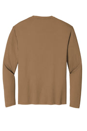 Long Sleeve PosiCharge Competitor Tee | Gym T-Shirt for Men & Women by SPORT-TEK – 3X-Large, Woodland Brown, Model 1453882