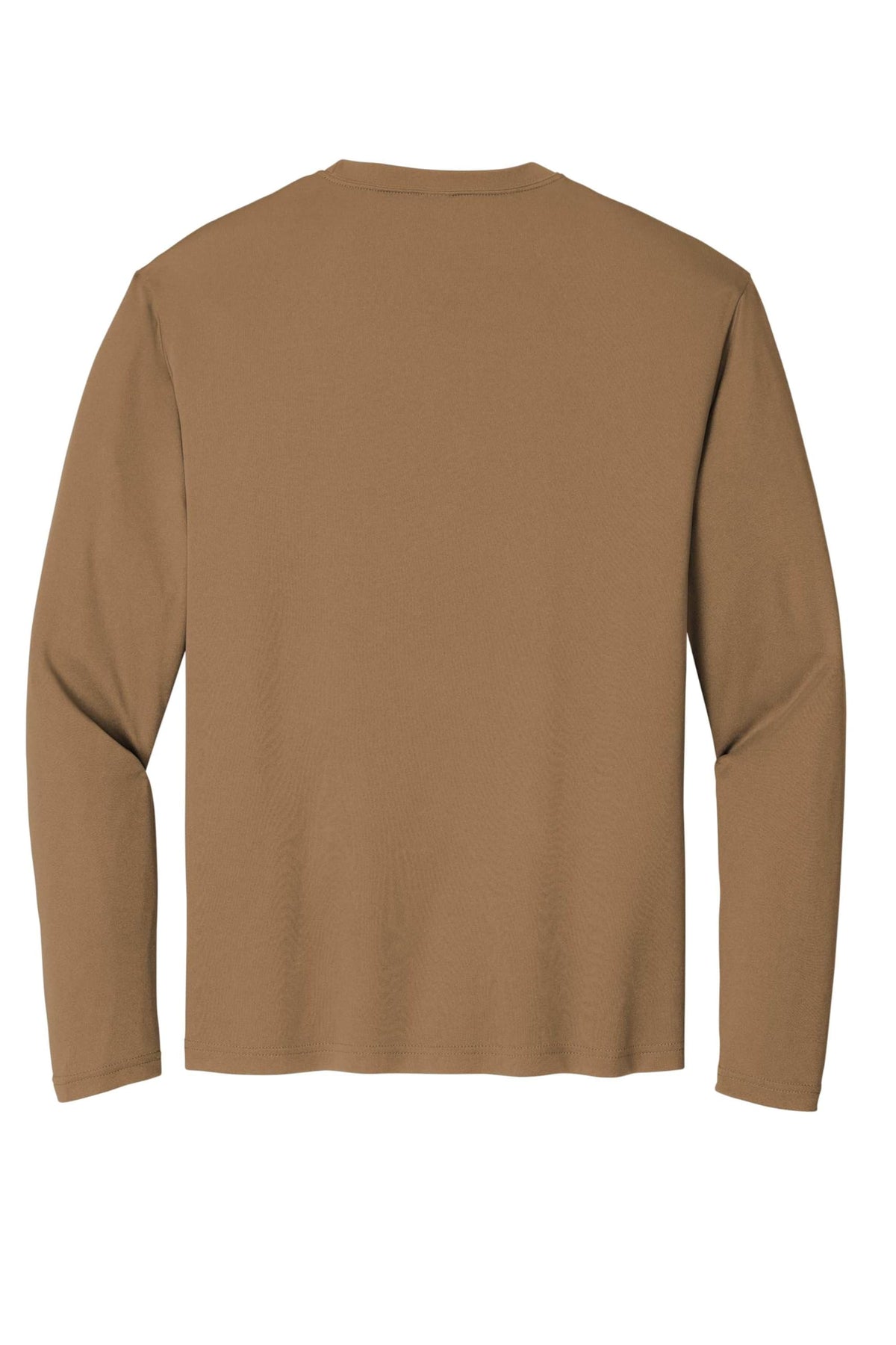 Long Sleeve PosiCharge Competitor Tee | Gym T-Shirt for Men & Women by SPORT-TEK – 3X-Large, Woodland Brown, Model 1453882